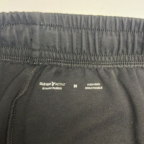 Old Navy Active Women’s Black Dynamic Fleece High-Rise Pockets Joggers- Medium - Picture 14 of 15